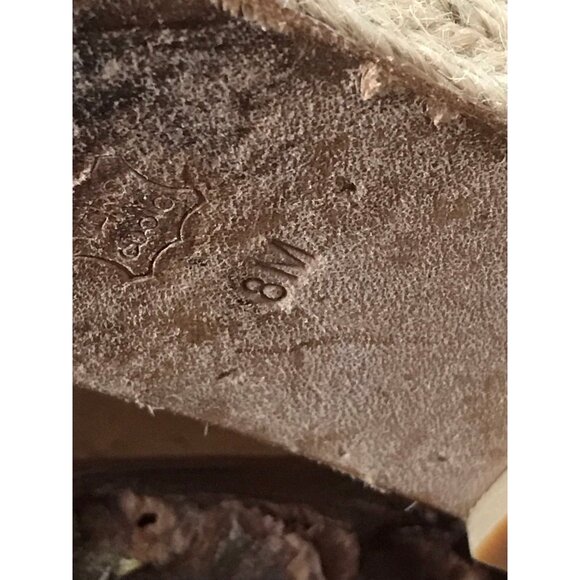 Donald Pliner Taja Platform Wedge Cream Women size 8 **read** - Picture 12 of 12